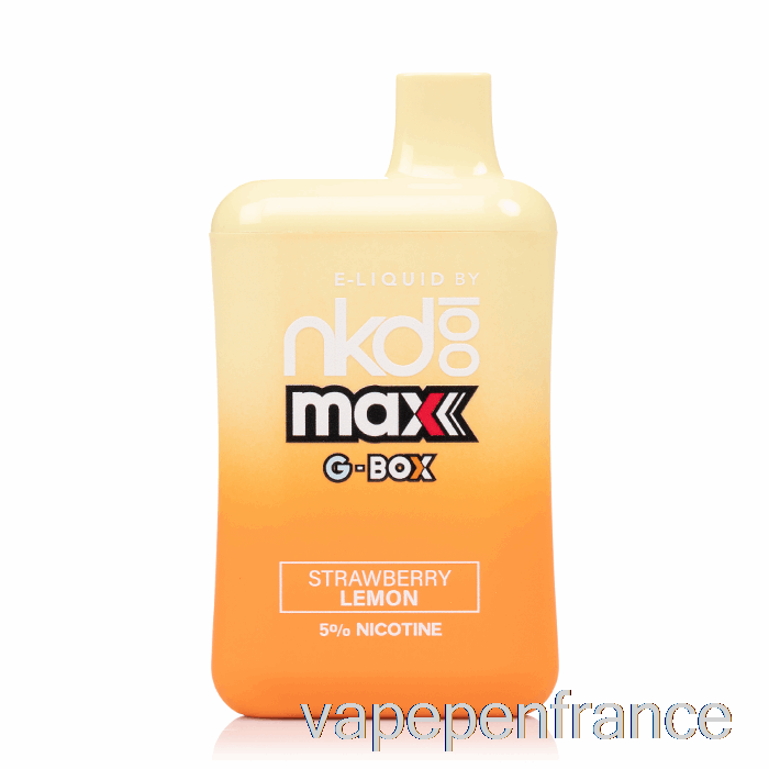 Gbox X Nu 100 5500 Stylo Vape Jetable Citron Fraise